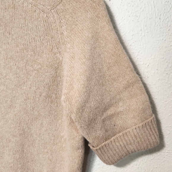 Vintage St Michael Lambswool Angora Short Sleeve Sweater Made in UK Size Small - Picture 6 of 9